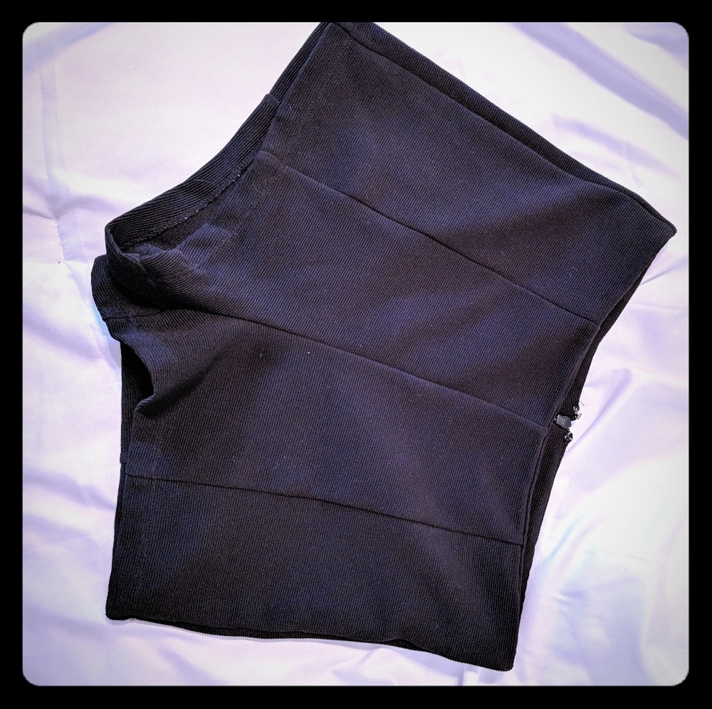 Black High Waisted Shorts